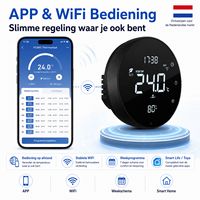 Termostato Inteligente con Wifi para Caldera de Gas y Calefacción por Suelo Radiante Eléctrica de Bajo Consumo para Sala de Estar