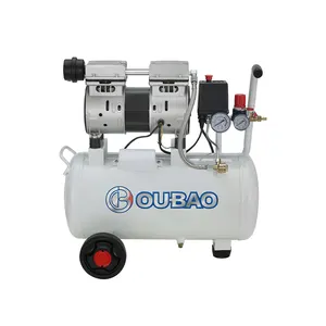 OUBAO miglior prezzo Compressore d'aria silenzioso elettrico Oil Free 24L 550W in vendita