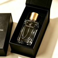 Coffret Cadeau Portable Magnétique Personnalisé avec Couvercle Rabattable et Gaufrage pour Emballage de Parfums d'Aromathérapie et de Soins de la Peau