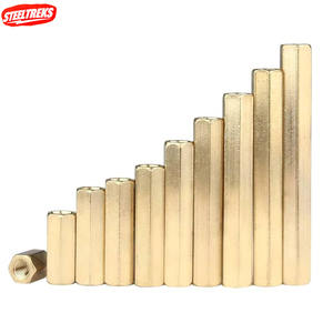 Outils de quincaillerie, fixations, goujons, tiges filetées, nouveaux entretoises hexagonales en laiton, entretoises hexagonales creuses, écrous, goujons - Product Image 1