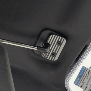 Aluminum Alloy Sun Visor <b>Clips</b> For Dodge Ram 1500 2019-2026 <b>Clip</b> On Type A Pair - Product Image 3