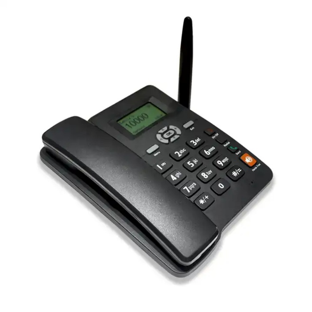 SIM Card Desk Phone with Dual SIM Slots+CE Certificate ETS-6588 Fixed GSM Cordless Telephone