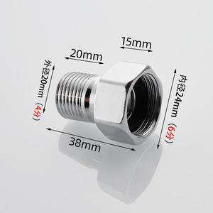 Exposure Stainless Steel <b>Shower</b> Faucet 4-Point 6-Point Adapter Hexagonal Nut <b>Shower</b> Head Mixing Valve <b>Fittings</b> Rubber Material - Product Image 1