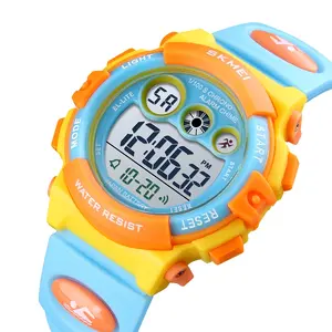 SKMEI 1451Fashion And高級Waterproof ChildrenのBoys Digital LED Quartz Alarm Date Sports Wrist Watches女の子