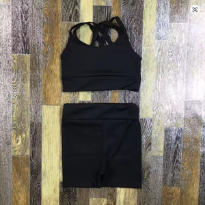 Conjunto Deportivo para Mujer, 13 Colores, Top con Tirantes Cruzados + Pantalones Cortos, para Correr, Deportes al Aire Libre, Yoga, Venta Caliente 2026 - Product Image 6