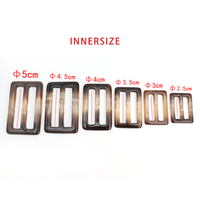 Vente en gros Boucles de ceinture ajustables en plastique rectangle pour femme en résine Boucles de ceinture en résine Tokalar