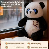 Jouet en peluche Panda IA, robot, application d'apprentissage, personnalisation, connexion sans fil, jouet vocal IA avec 60 langues, compagnon pour enfants, poupée