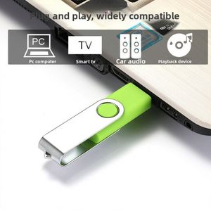 X323 Multi-color Rotatable <b>USB</b> <b>Flash</b> <b>Drive</b> 4GB to 128GB Brand New 2.0 Pen <b>Drive</b>, with 32GB 64GB Metal Rotatable <b>USB</b> <b>Flash</b> <b>Drive</b> - Product Image 2