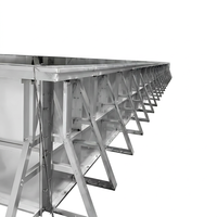 Piscine de luxe sur mesure en structure acier, piscine modulaire préfabriquée en conteneur, piscine de plongeon préfabriquée pour hôtel et jardin
