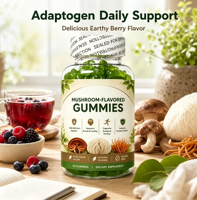 Tropische Kokos Honing Gember Cacao Matcha Gemengde Smaken Fruit & Paddenstoel Gummies