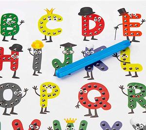 Cartone animato creativo A-Z alfabeto maiuscola magnetica tavolo da disegno bambini prescolare Magpad educativo - Product Image 3