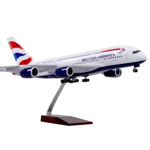 New Style Die Cast Metal Toys Airplane Model Toy Britain Concorde Airlines 46cm Alloy Model Plane promotional business gifts