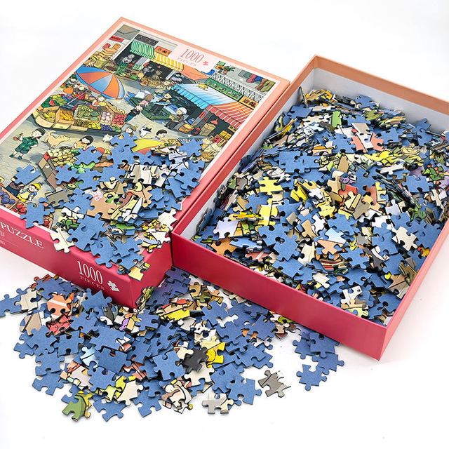 China Manufacturers Adult Puzzle Factory Wholesale 501-1000 Pieces Custom Paper Educational/DIY Jigsaw Puzzle
