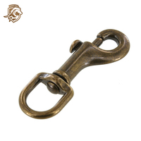 HORSE LOVE 13*67mm 102024 Mousqueton pivotant en alliage de zinc, style simple, couleur et design personnalisés