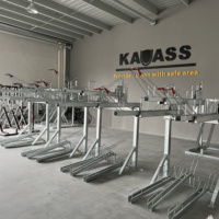 KAVASS Easylift Porte-vélos à gaz à 2 niveaux, facile à installer, à gaz, à double étage, pour 2 vélos, rangement pour vélos
