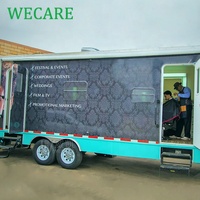 WECARE Remorque Multifonctionnelle Mobile pour Magasin de Vêtements, Camion Boutique, Camion-Remorque Mobile pour Salon de Coiffure et d'Esthétique (Barbier, Beauté, Ongles), Magasin Alimentaire