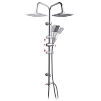 Usine Plafond Système De Douche Noir En Laiton Pluie Bain Douche Robinet Ensemble Salle De Bains Bain Pluie Pluie Salle De Bains Douche Ensemble