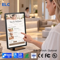 Écran d'affichage numérique Android 16 pour bureau, écran tactile capacitif 10 points, affichage publicitaire pour centre commercial moderne
