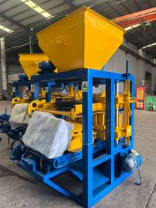 Machine à fabriquer des briques entièrement automatique QT4-25, machine à blocs <span class=keywords><strong>de</strong></span> terre compressée à vendre - Product Image 3