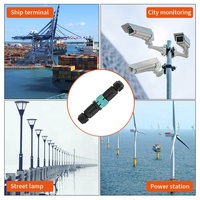 Conector de Cableado de Iluminación de Plástico Impermeable para Exteriores E-Weichat IP68, Macho y Hembra, 2 Pines, 3 Pines, 4 Pines, 5 Pines, 6 Pines, Conector de Alimentación