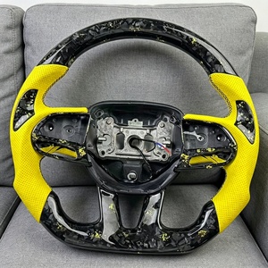 Vente directe du fabricant pour Dodge Challenger SRT Charger 2014 2015 2016 2017 2018 2019 Volant en cuir et fibre de carbone - Product Image 5