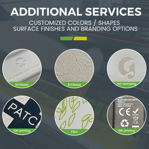 Khay Giấy Mía Ép Ướt Phân Hủy Sinh Học Khay Bột Giấy Bảo Vệ Nhà Máy Sản Xuất Bao Bì Bột Giấy Đúc Không Tẩy Trắng - Product Image 5