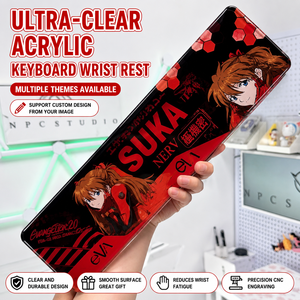 Poggiapolsi Ergonomico per Tastiera in Acrilico Trasparente PMMA Personalizzato Harley/Jinx Anime, Impermeabile, Supporto per il Palmo, Disponibile <span class=keywords><strong>Fortnite</strong></span> - Product Image 3