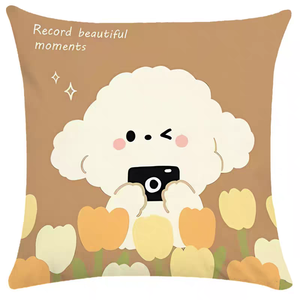 Fodere per cuscino stampato digitale 3D con Design per cani - Product Image 2