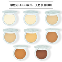 Poudre compacte mate végétale minérale personnalisée en usine poudre pour le visage pressée de longue durée imperméable à l'eau de marque privée poudre de maquillage