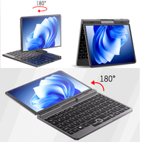 Mini ordinateur portable 2 en 1 DDR5 12GB RAM WiFi 8 pouces Intel Alder Lake N100 Cpu écran tactile Portable Pocket windows tablet Laptop