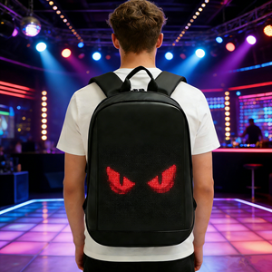 LED Backpack Wireless Phone Control Fashionable Luminous Displaying LED Backpack With Programmable Led Panel Delivery Box Screen - Product Image 1