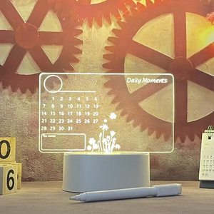 Tablero de Notas Acrílico Personalizado de 16 Colores, Lámpara de Noche, Tablero de Escritura Borrable, Luz LED 3D, Regalo de Cumpleaños, Decoración de Fiesta, Lámpara de Mesa - Product Image 6