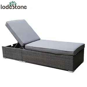 Chất Lượng Cao KD Thiết Kế Ngoài Trời Mây Cổ Điển Lounger Chaise Vườn Đồ Nội Thất