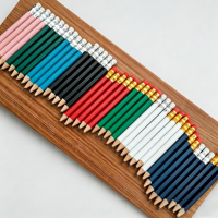 Crayons de 4 pouces avec gommes intégrées, crayons de golf de poche non toxiques n°2, mini crayons hexagonaux pré-affûtés pour toutes les occasions
