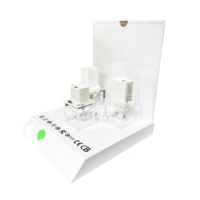Nouveau design acrylique chargeur Mobile testeur présentoir comptoir plexiglas accessoires de téléphone portable présentoirs pour magasin