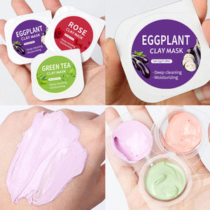 Gran oferta: Mascarilla limpiadora de té verde refrescante, mascarilla de cúrcuma, té verde y gelatina de rosas. - Product Image 1