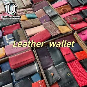 A11-2 Portefeuille en cuir véritable, sacs d'<span class=keywords><strong>occasion</strong></span>, vente en gros, styles mixtes unisexes, portefeuilles, porte-cartes, porte-monnaie, haute qualité - Product Image 4