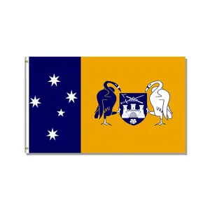 Custom Polyester Single or Double Sided Printed 3x5ft 150x90cm Any Size Indoor Outdoor Australian Capital Territory Flag Banner