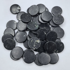Tranches de jade noir poli de 25 mm pour matelas, coussins, fournitures de bricolage et de bijouterie - Product Image 4