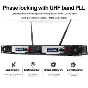 Sistema de Monitoreo Inalámbrico Personal de Alta Calidad J2 de 2 Canales con 2 Bodypacks - Product Image 2