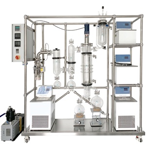 Máy chiết xuất dầu cây gai dầu máy ly tâm <span class=keywords><strong>CBD</strong></span> chiết xuất Ethanol với chưng cất phân tử Áo khoác - Product Image 1