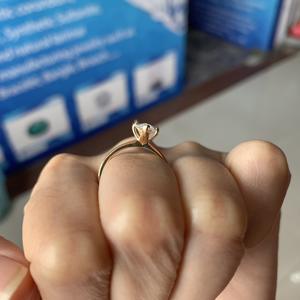 18Kゴールドカスタムエンゲージリングダイヤモンド2カラットマーキスソリティアモアッサナイトリングバンド女性用ウェディングデザイン - Product Image 3