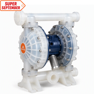 Pompe AODD portable avec diaphragme en polypropylène PP PTFE pour détergent, <span class=keywords><strong>savon</strong></span>, produits chimiques résistants à l'abrasion, faible MOQ, livraison rapide - Product Image 1