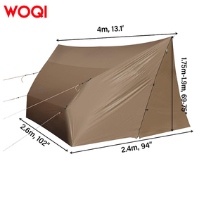 WOQI Haute Qualité Étanche À La Pluie Camping En Plein Air Bâche Portable Nylon Hamac De Couchage <span class=keywords><strong>Avec</strong></span> <span class=keywords><strong>Moustiquaire</strong></span> Spot Parachute Conception - Product Image 1