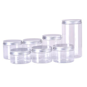 89mm calibre 200ml 250ml 300ml 400ml 500ml 600ml 800ml1000ml de plástico transparente para mascotas tarro de comida de envases de frasco con tapa de tornillo - Product Image 1
