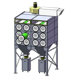 Glorair Industrial Fume Extractor Machine Modular Horizontal Cartridge Dust Control Equipment