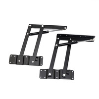Cadre de table basse en acier personnalisé pour thé/café avec charnière à levage pneumatique, pliable, avec amortissement et ressort de soutien