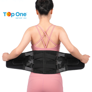 Top One soulagement de la douleur travail sportif réglable Double sangle de traction orthèse dorsale ceinture de soutien lombaire - Product Image 1