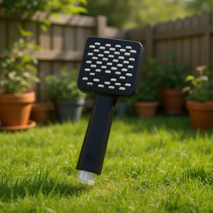 Single Hand Spray Black Large Yuanbao Base Bathroom Showerhead - Product Image 2