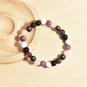 Pulsera de entrenador de fútbol y béisbol para hombre, negra mate, con ojo de tigre y circonitas, accesorio tejido con cuentas para boda y regalo - Product Image 6